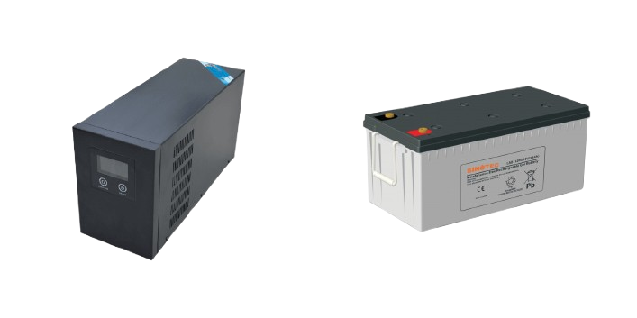 Ecco Pure Sine Wave Budget Combo 2000 Watt Hybrid Inverter 110 AH AGM Battery